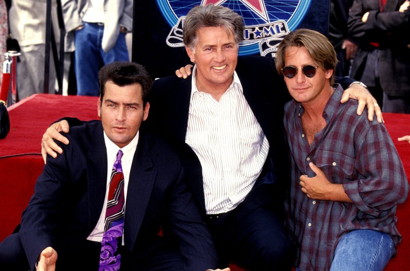 Charlie Sheen, Martin Sheen and Emilio Estevez (Photo by Jim Smeal/WireImage) Picture: Jim Smeal