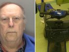 Ronald Lord, 71, has been jailed after he tried to smuggle cocaine into the UK using his mobility scooter to conceal it.
