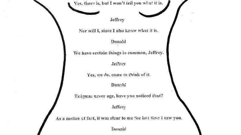 This image, subpoenaed from the Jeffrey Epstein estate by the House Oversight Committee, was released by Democrats on the panel on Monday.