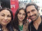 Mercury Psillakis, his wife Maria and daughter Freedom.