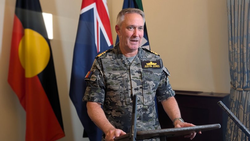 ADF Vice Admiral Justin Jones.