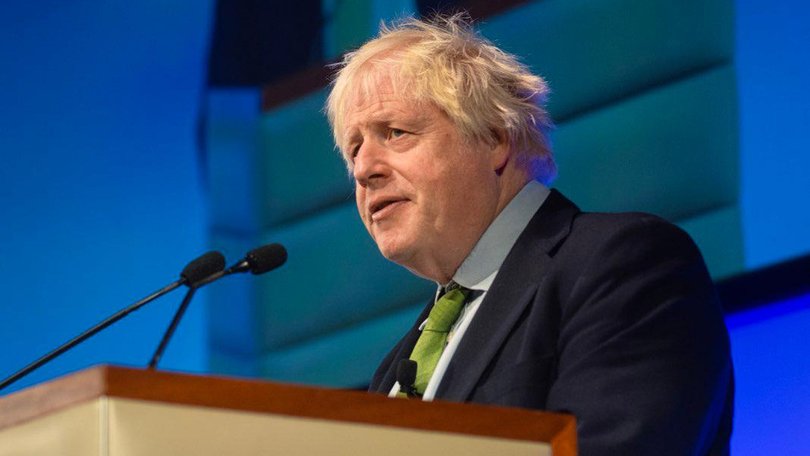 Boris Johnson spoke at the Borderlands Foundation Ukraine Defence Forum in London.