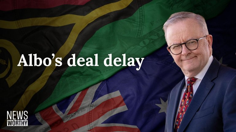 NEWS WORTHY: Tunisia denies drone set fire to Greta Thunberg’s boat & Albo’s $500m Vanuatu deal doubts.
