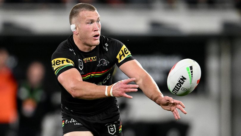 Mitch Kenny is out of Penrith's elimination final against the Warriors with a hamstring injury. (Steven Markham/AAP PHOTOS)