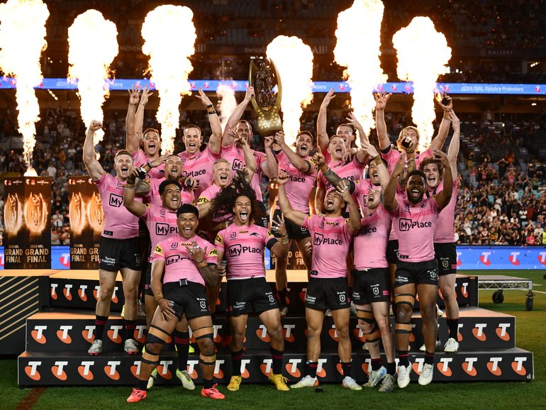 The 2024 grand final winning Panthers.