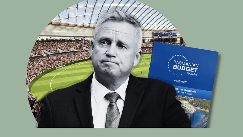 Tasmanian Premier Jeremy Rockliff is under pressure over the Macquarie Point stadium's costs.