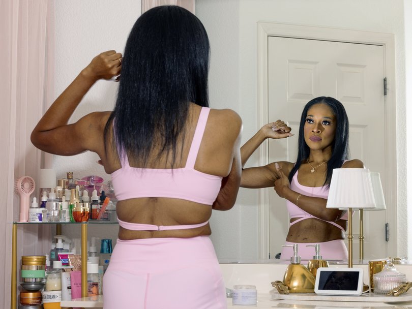 Tresnae Ramsey, who is one year in on Zepbound and has lost 120 pounds.
