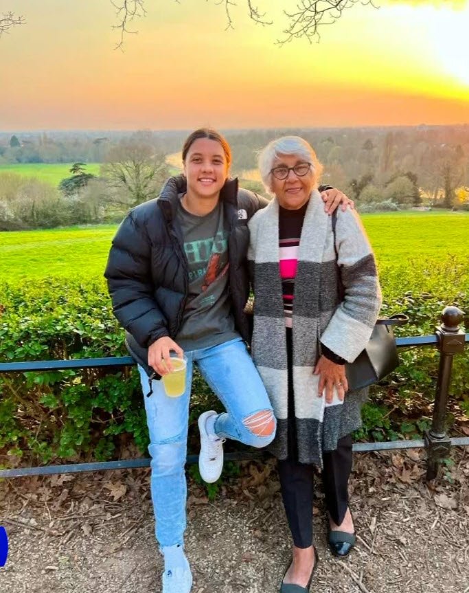 Sam Kerr's grandmother Coral Kerr has been identified as the elderly woman who was struck by a driver at a bus stop on Friday, leaving the then 89-year-old fighting for her life in hospital.