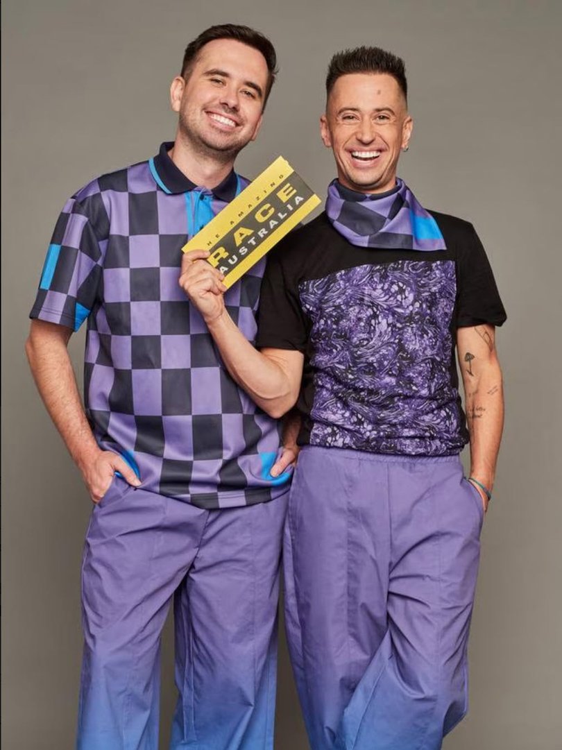Amazing Race Australia contestants, Luke and Sassy Scott Picture: Ten Network