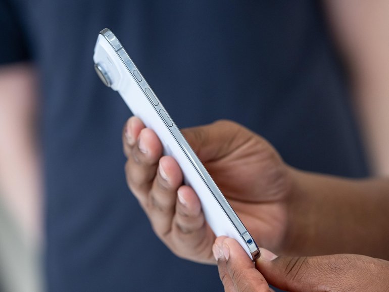The Apple iPhone Air during an event at Apple Park campus in Cupertino, California.