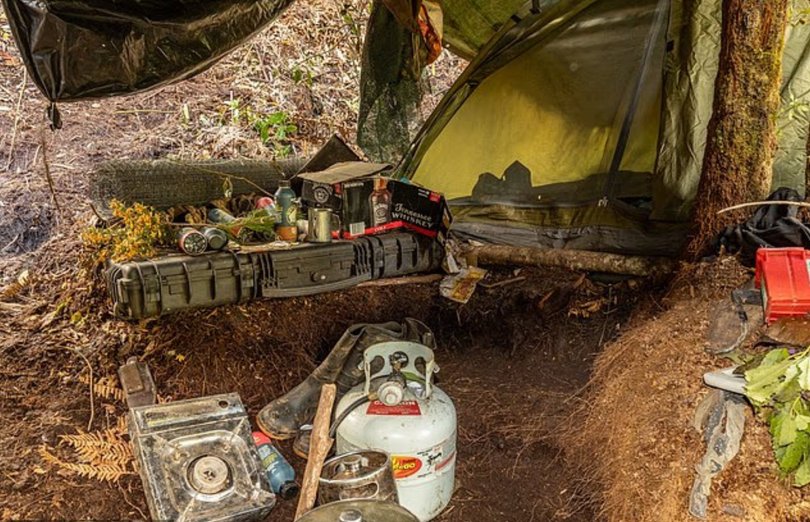 The site has been described by police as ‘grim’ and ‘dimly lit’.