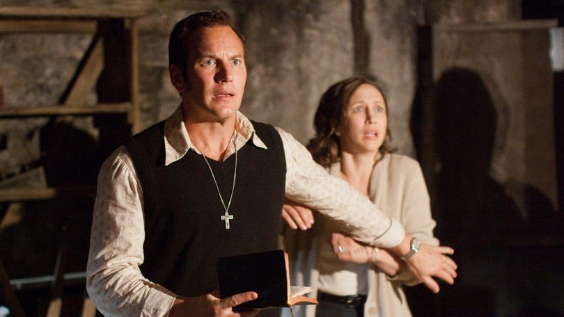 Patrick Wilson and Vera Farmiga in The Conjuring.