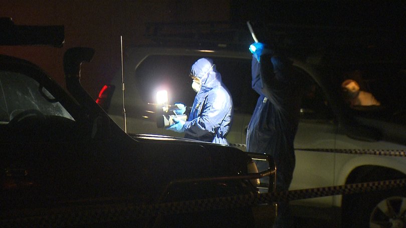 Neighbours said they were shocked by the huge police presences.