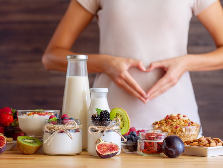 The key is fibre-rich foods and fermented products such as yoghurt.  