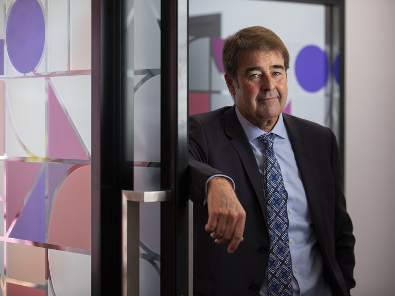 Bendigo and Adelaide Bank chief executive Richard Fennell in Perth in July.