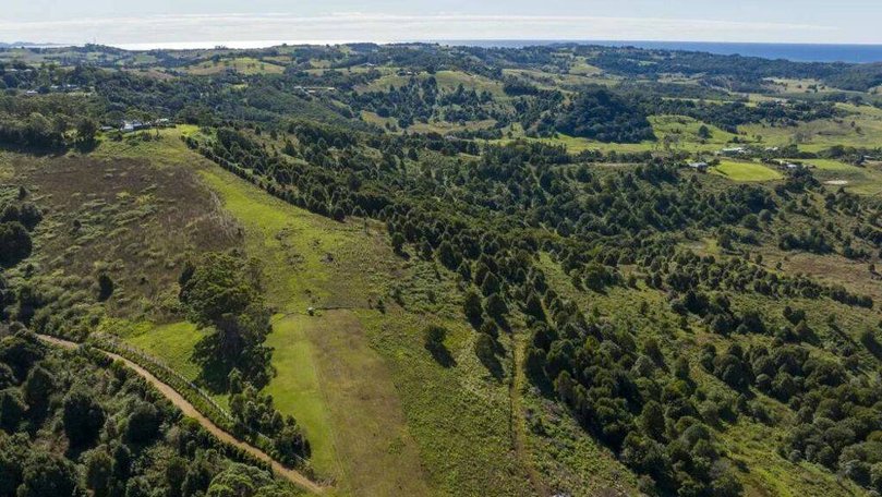 The site of Liam Hemsworth's upcoming build, also in Newrybar.