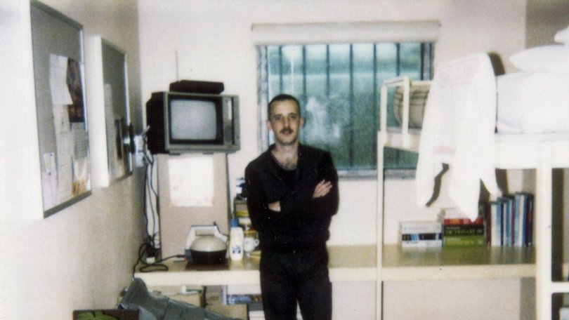 Mass murderer Julian Knight pictured in his prison cell. 