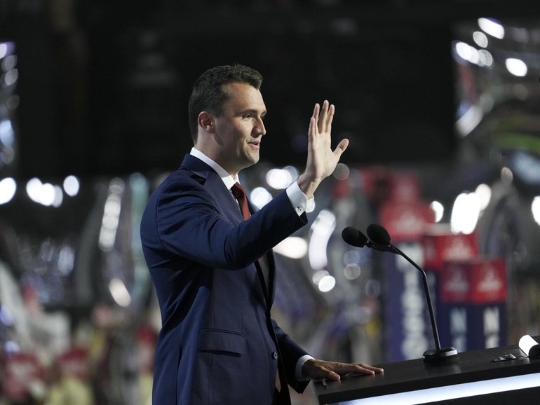 Charlie Kirk, 31, was shot dead while speaking to students at Utah Valley University. 