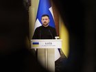 President Volodymyr Zelensky is seeking joint production of drones and weapons with the US. 