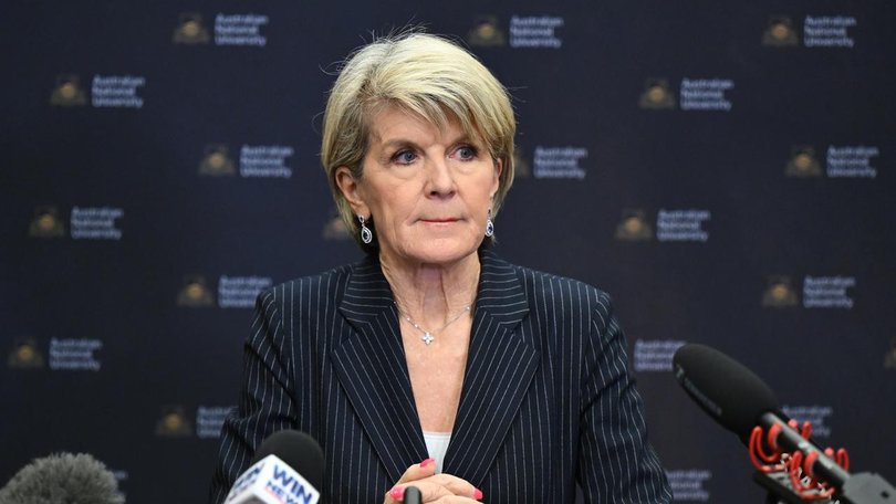 ‘There are no grounds for me to stand aside,’ ANU chancellor Julie Bishop says.