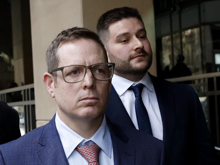 Police officers James Fitzgerald and Alexander Papanastassis are accused of unlawful killing. 