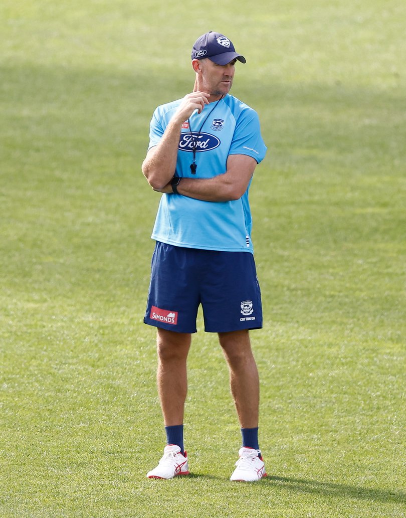 Steven King will continue his role at Geelong until their finals are complete.