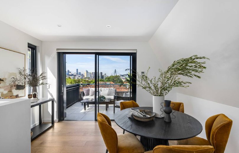 The light and airy interiors make the apartment an attractive offer.