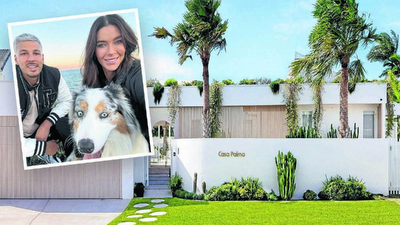 In a joint Instagram post, Hockley, 37, and Siegrist, a Swiss professional footballer, announced the news of their $2.43 million Gold Coast property buy. & via Instagram