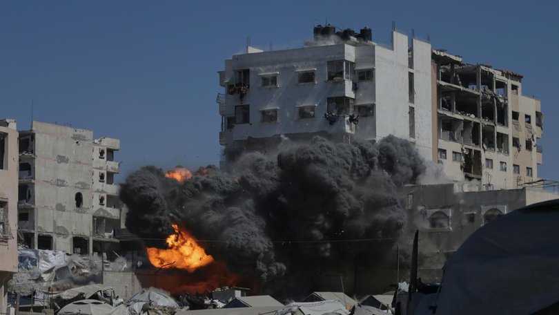 Gaza Strip health authorities say Israeli strikes have killed 40 people in the past 24 hours