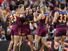 The Lions have thrashed the Suns to power their way into a preliminary final against the Magpies. (Darren England/AAP PHOTOS)