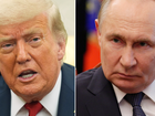 US President Donald Trump has flagged heavy sanctions against Russia.