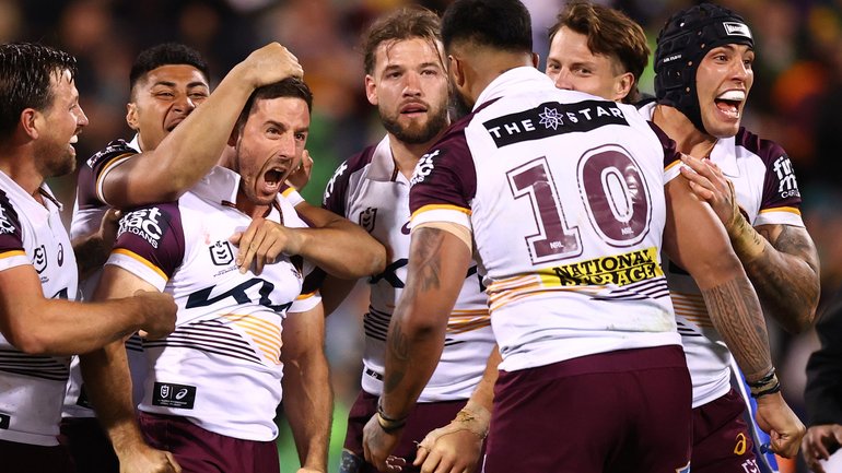 Ben Hunt celebrates the win.