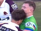 Reece Walsh is facing a possible sanction for headbutting Hudson Young and then flipping the bird at Raiders fans.