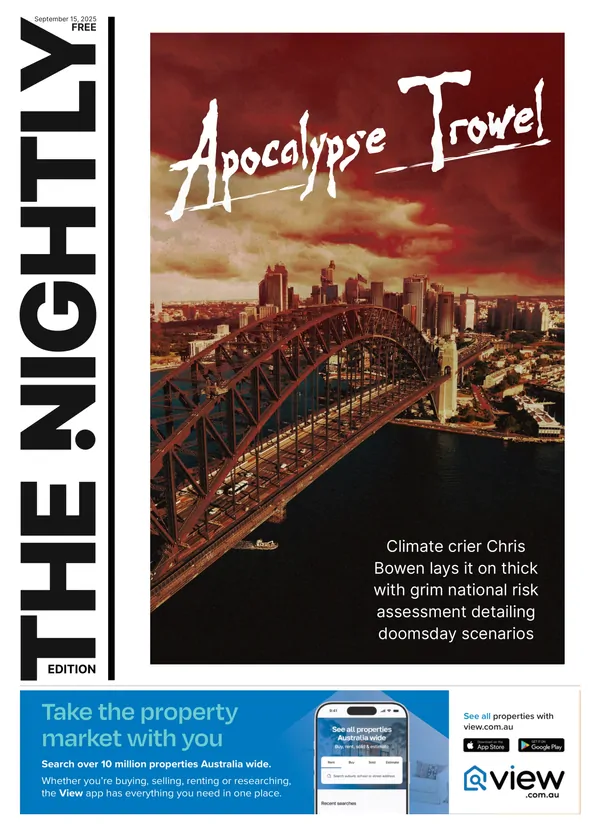 The Nightly cover for 15-09-2025