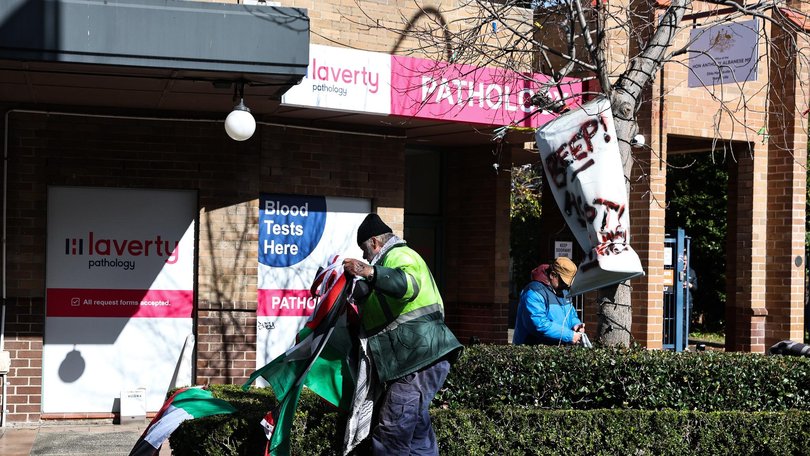 Mr Albanese’s office has been vandalised and blockaded numerous times over the past two years.