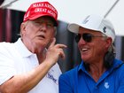 Donald Trump and former LIV Golf CEO Greg Norman.