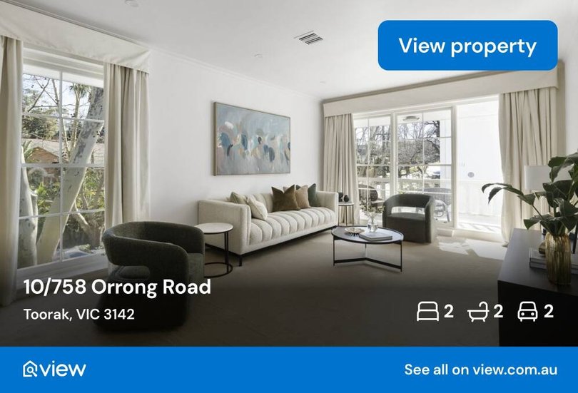SOLD: 10/758 Orrong Road, Toorak, VIC 3142.