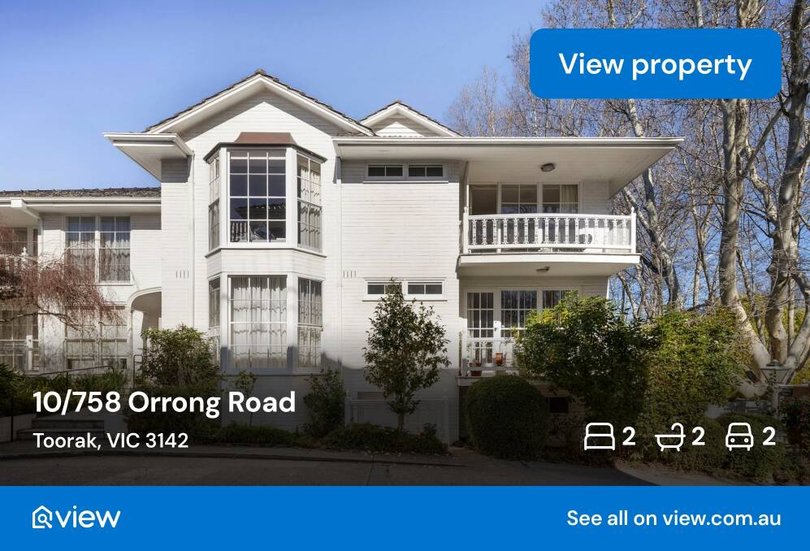 SOLD: 10/758 Orrong Road, Toorak, VIC 3142.