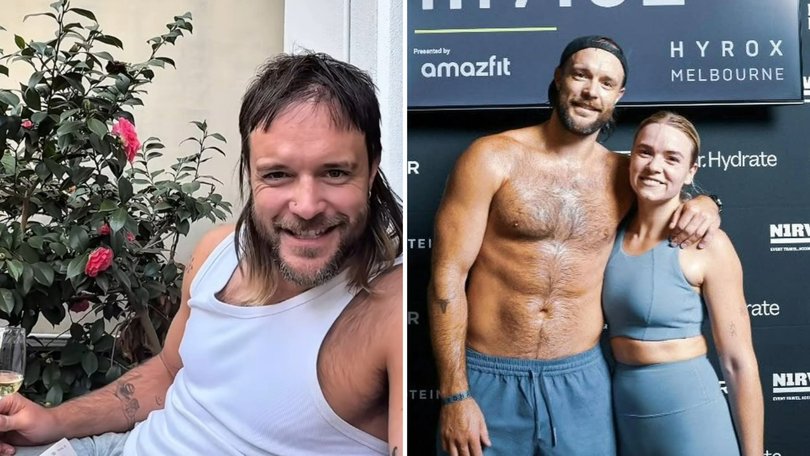 The AFL’s first openly bisexual male player, has posted a video with his partner, including a cheeky nod to his AFL or ‘navy’ days.