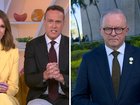 Sunrise’s Matt Shirvington confronts PM Anthony Albanese over ‘dangerous precedent’ he set moving office. 