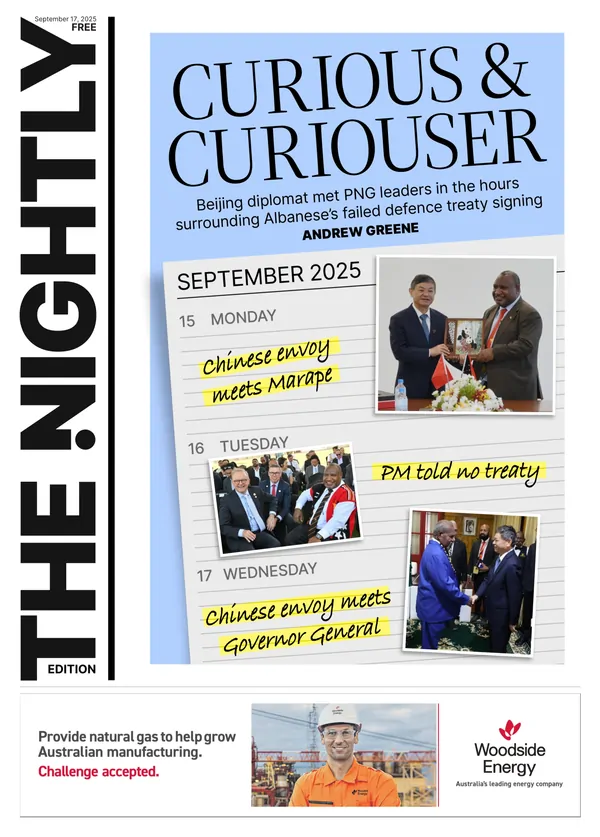 The Nightly cover for 17-09-2025