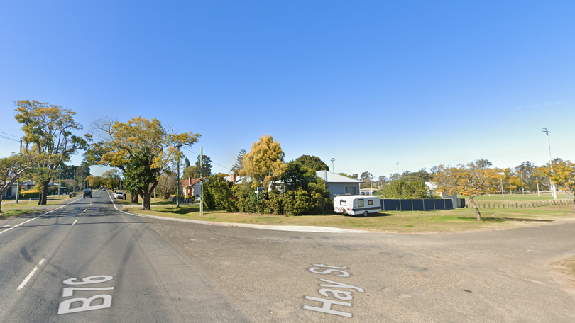The 35-year-old was found with stab wounds on the Gwydir Hwy near Hay St in Waterview.