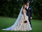 Picture perfect - for now. Stephanie Panozzo and Nick Cartwright’s characters Eden and Cash are set to tie the knot this week on Home and Away.