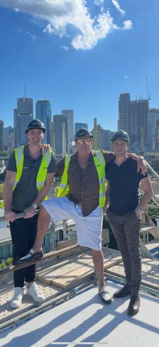 Eddie Phillips, a high-profile entrepreneur widely known as the Spa King (pictured middle) and founder of luxury fitness chain Phillip Wain across Southeast Asia. Phillips personally collaborated with Graya (Rob Graya Left) and Frank Developments (Frank Licastro Right).