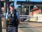 A man has been charged after allegedly stabbing two others in broad daylight on a train in Western Sydney. 