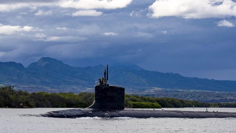 A Virginia-class submarine. 