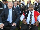 Anthony Albanese swith Papua New Guinea Prime Minister James Marape.