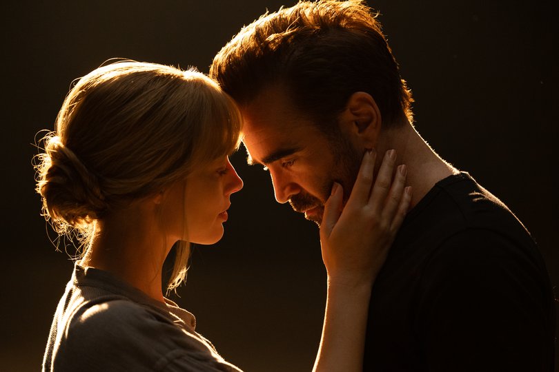 Margot Robbie and Colin Farrell in A Big Bold Beautiful Journey.