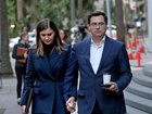 SYDNEY, AUSTRALIA - NewsWire Photos APRIL 30, 2021: Brittany Higgins pictured with her partner David Sharaz after a meeting with Prime Minister Scott Morrison at the Commonwealth Parliamentary Offices in Sydney.
NCA NewsWire / Damian Shaw