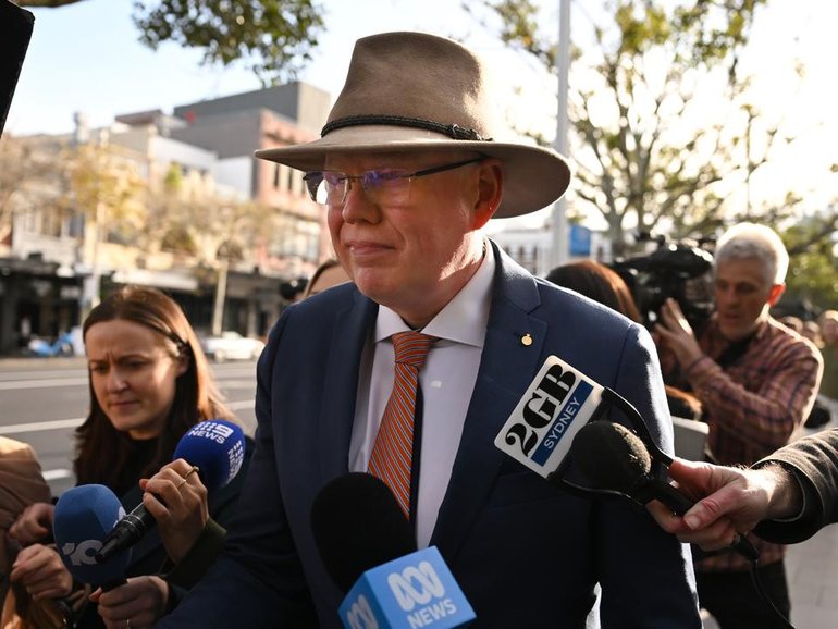 Gareth Ward faces sentencing submissions after being convicted of sexually abusing two men. (Dean Lewins/AAP PHOTOS)